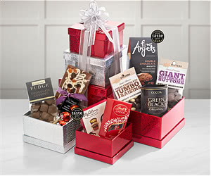 Valentine's Day Chocolate Collection Gift Tower